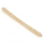 18 Inch Veined Double Header Natural Dildo
