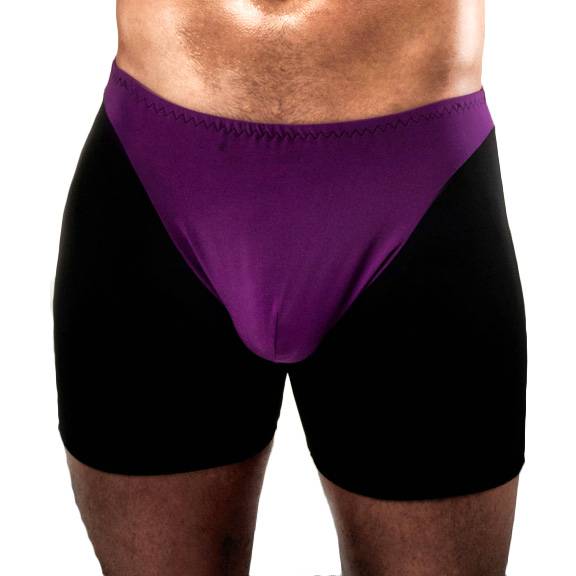 Passion Violet And Black Boxer Shorts - Image 2