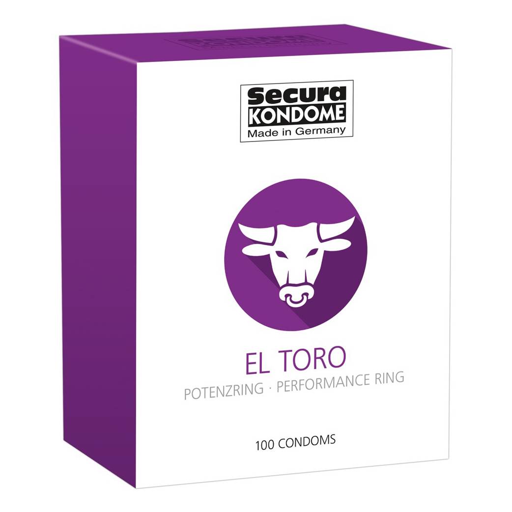 Secura Kondome El Toro Performance Ring x100 Condoms - Image 2