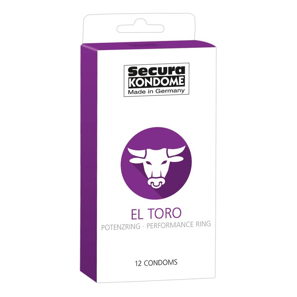 Secura Kondome El Toro Performance Ring x12 Condoms - Image 2