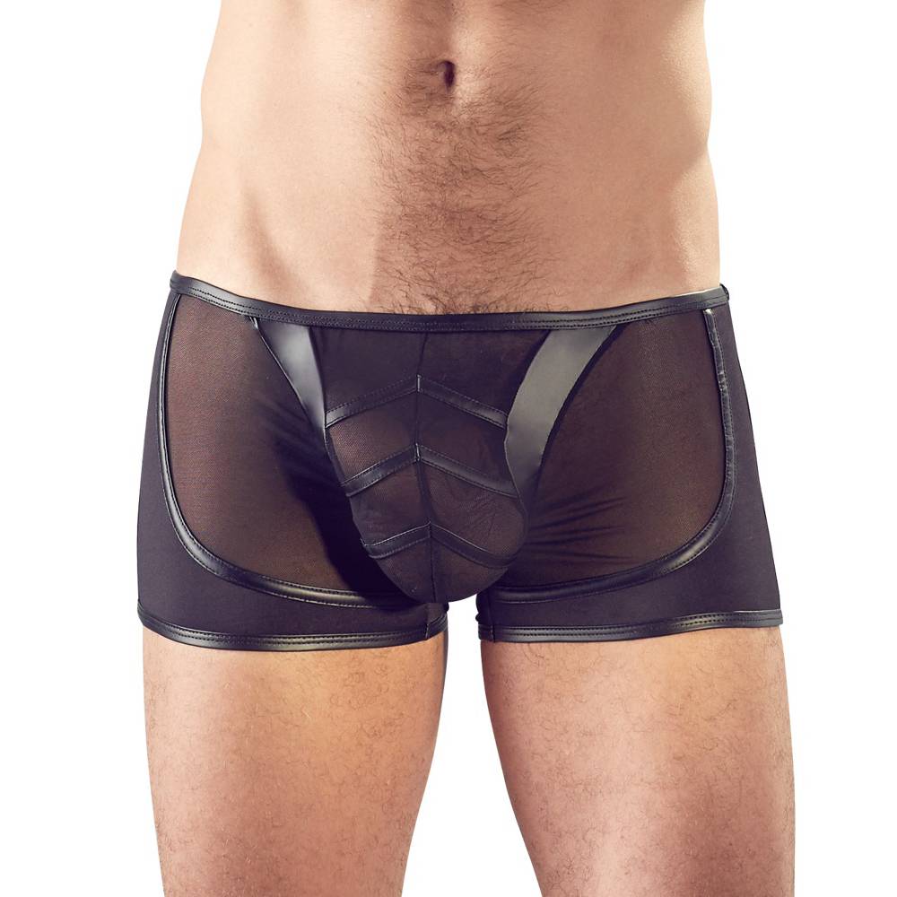 Svenjoyment Contour Effect Black See Through Pants - Image 2