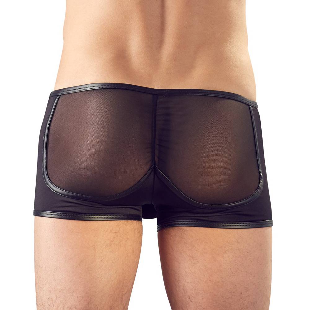 Svenjoyment Contour Effect Black See Through Pants - Image 3