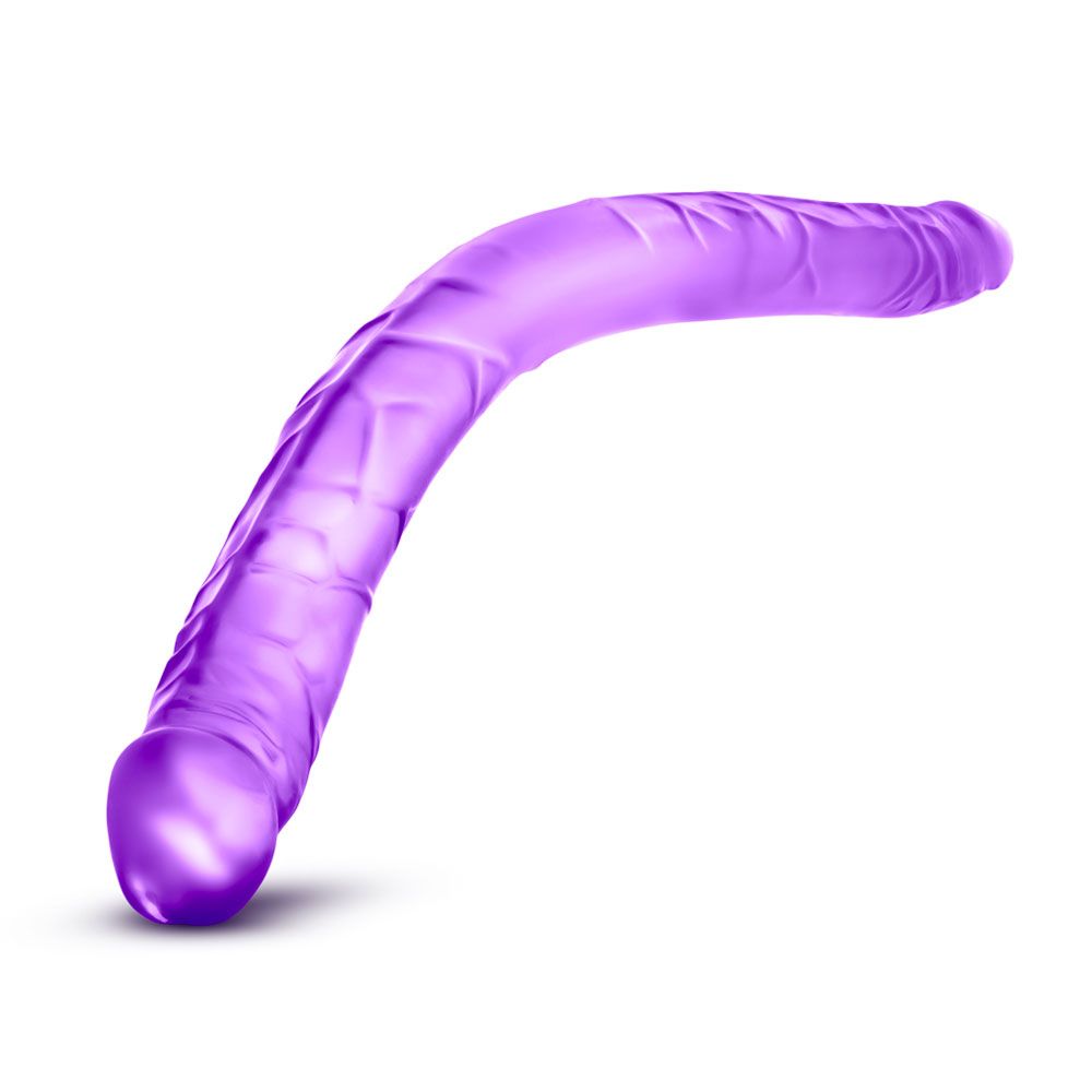 B Yours 16 Inch Purple Double Dildo 1