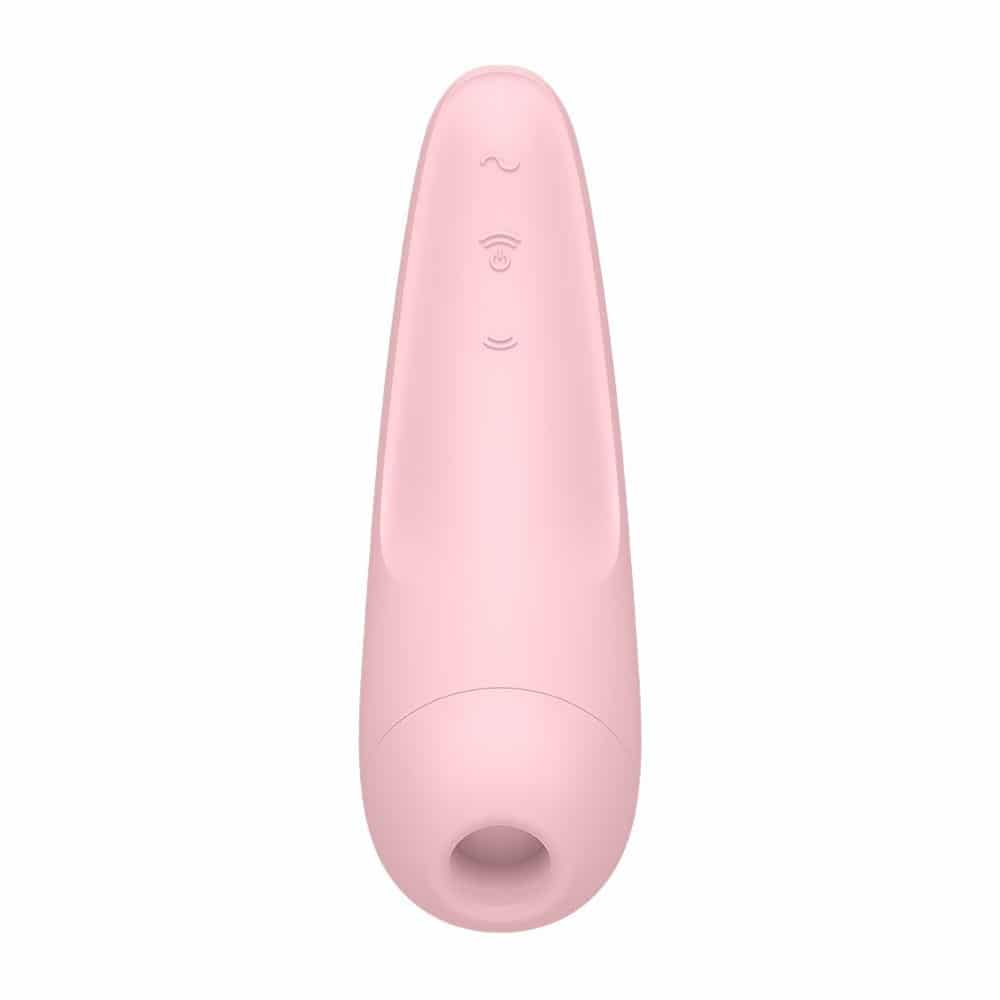 Satisfyer App Enabled Curvy 2 Plus Clitoral Massager (Pink) Front