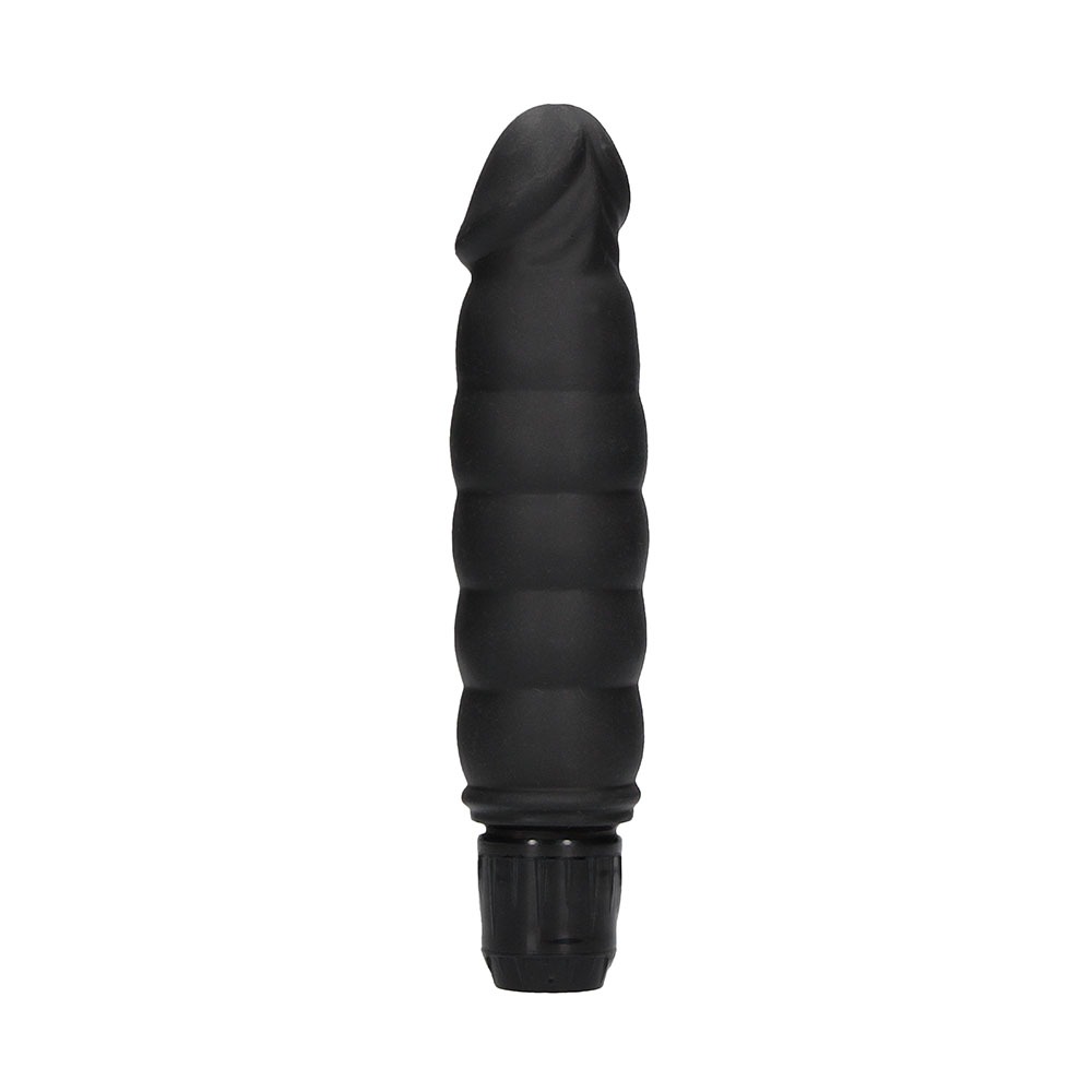 Black Ribbed Vibrator