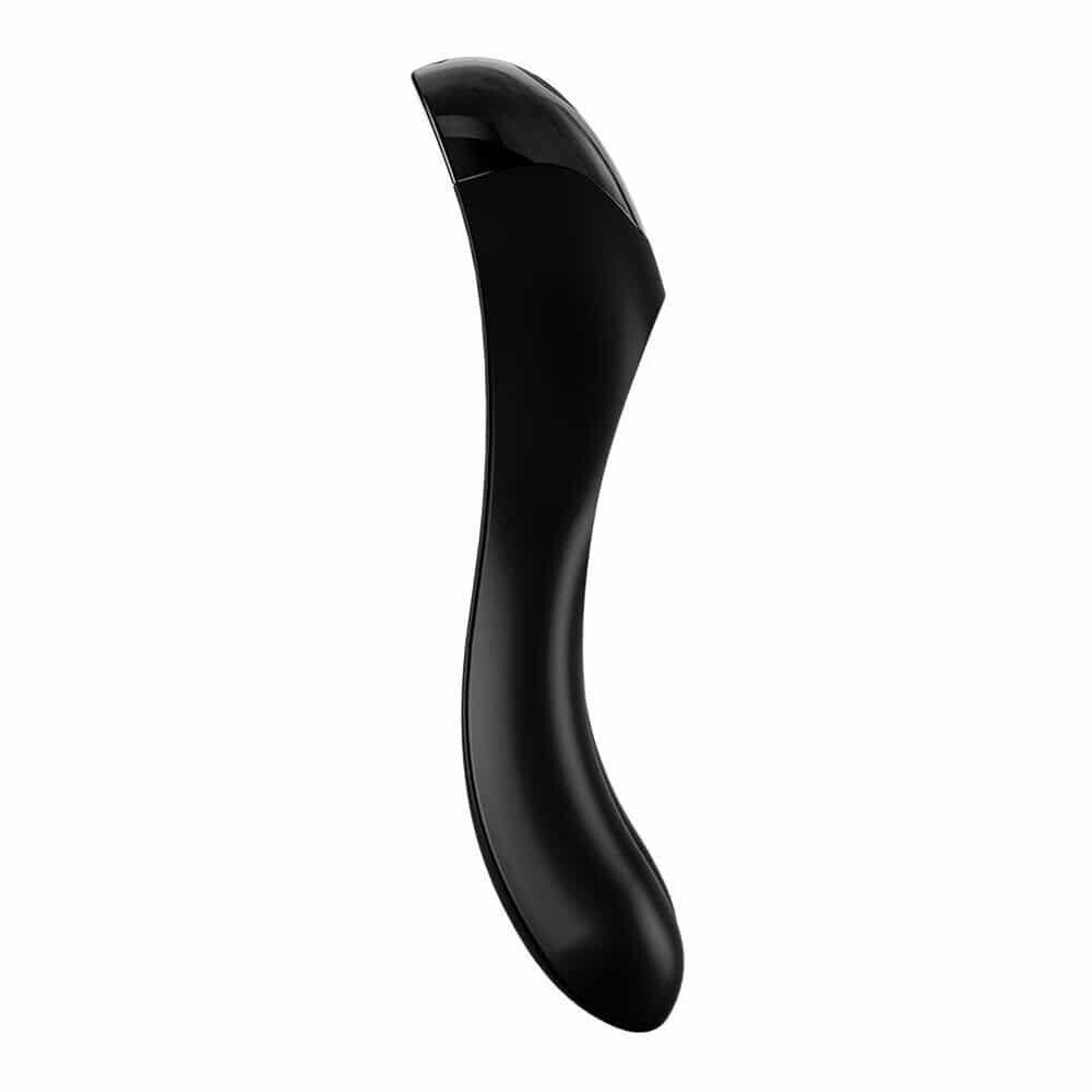 Satisfyer Candy Cane Finger Vibrator (Black) Side