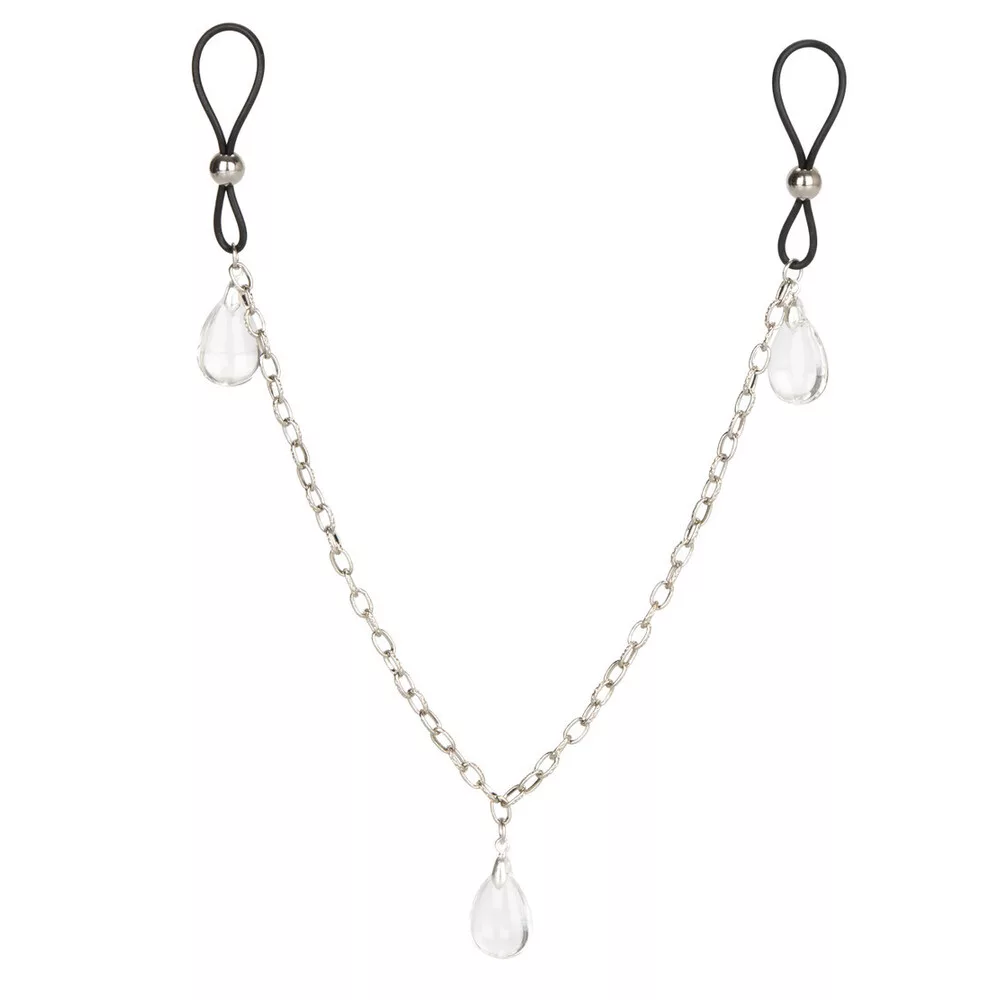 Nipple Play Non Piercing Nipple Chain Jewellery  Crystal
