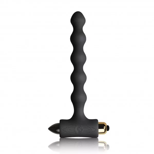 Rocks Off Pearls Petite Sensations Black Butt Plug