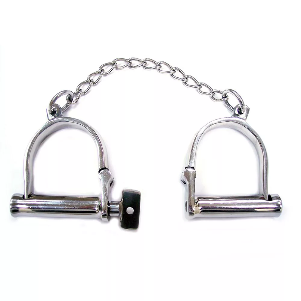 Rouge Stainless Steel Wrist Shackles