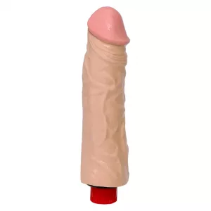 The Naturals Heavy Veined 8 Inch Vibrating Dong Thick