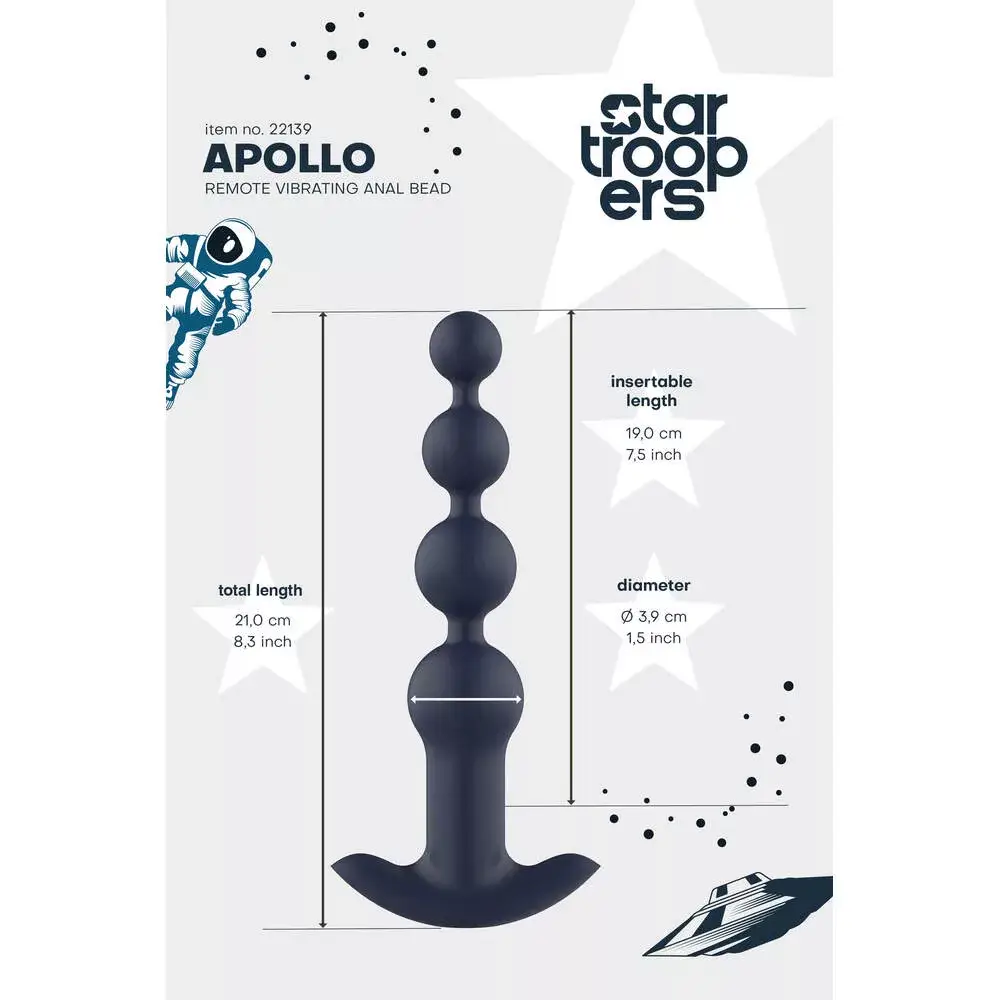 Startroopers Apollo Remote Vibrating Anal Beads - Image 5